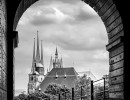 erfurt petersberg dom view erfurt petersberg dom view